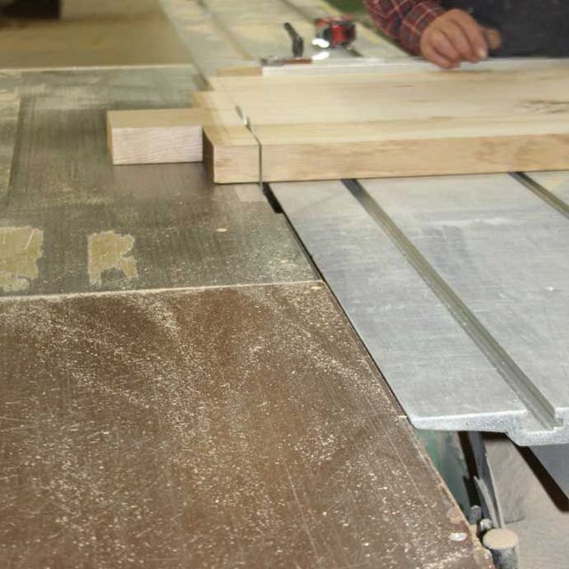 Holz schneiden 