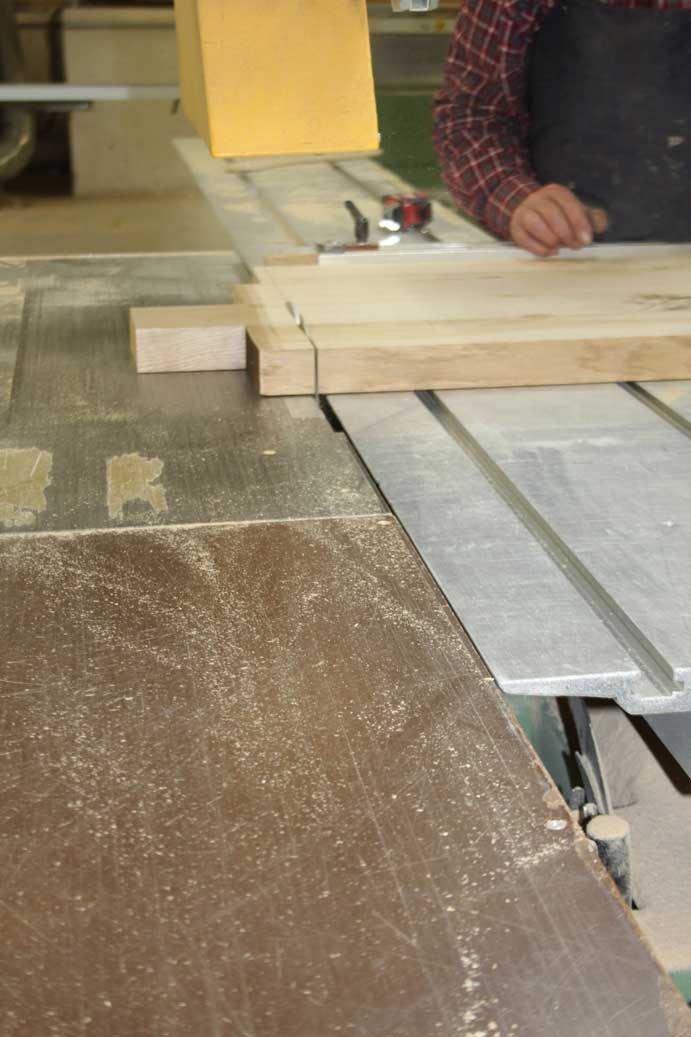 Holz schneiden 