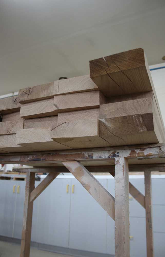 Foto Holzlagerung